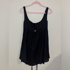 Kitteny Madalene Black mini dress